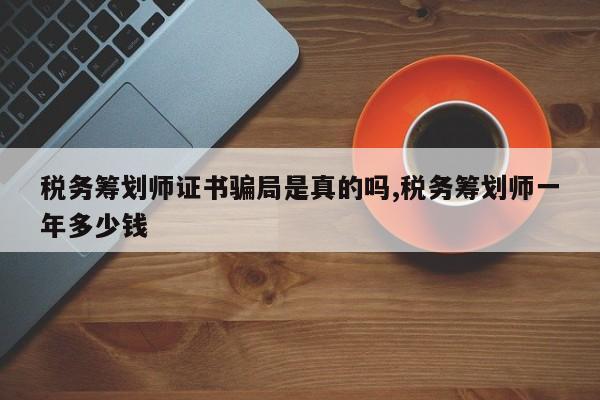 税务筹划师证书骗局是真的吗,税务筹划师一年多少钱