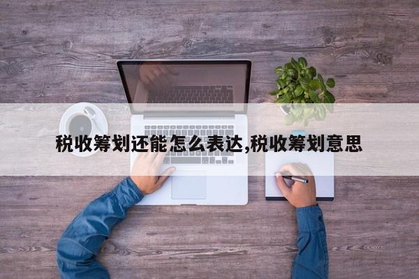 税收筹划还能怎么表达,税收筹划意思
