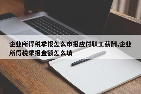 企业所得税季报怎么申报应付职工薪酬,企业所得税季报金额怎么填