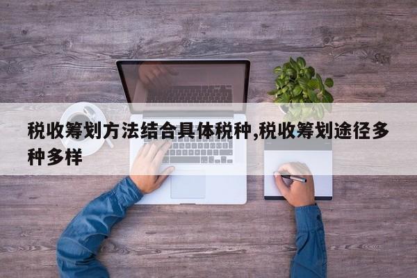 税收筹划方法结合具体税种,税收筹划途径多种多样