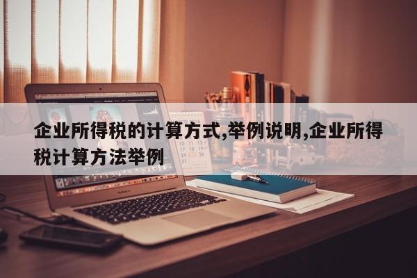 企业所得税的计算方式,举例说明,企业所得税计算方法举例