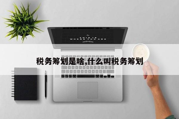 税务筹划是啥,什么叫税务筹划