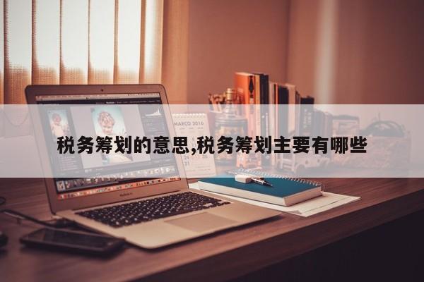 税务筹划的意思,税务筹划主要有哪些
