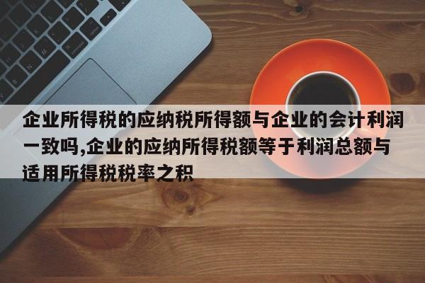 企业所得税的应纳税所得额与企业的会计利润一致吗,企业的应纳所得税额等于利润总额与适用所得税税率之积
