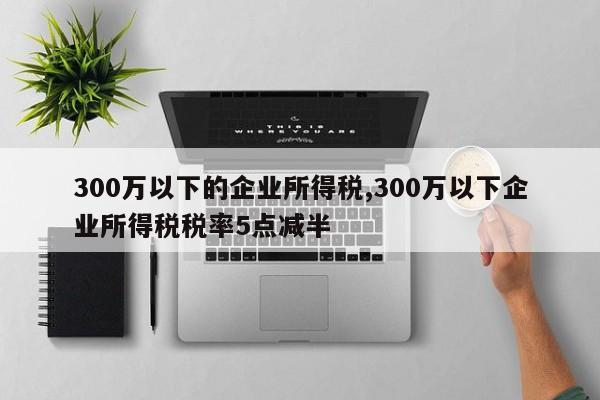 300万以下的企业所得税,300万以下企业所得税税率5点减半