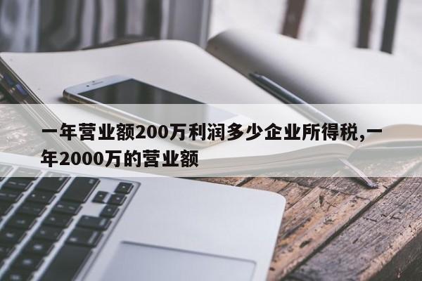一年营业额200万利润多少企业所得税,一年2000万的营业额