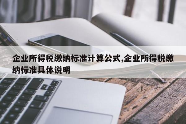 企业所得税缴纳标准计算公式,企业所得税缴纳标准具体说明